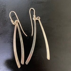 James Avery Dangle Crescent ear hooks